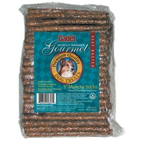 Rawhide Munchy Sticks Beef Basted 5 inches 100 pack