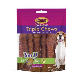 Triple Chew Treat Duck and Apple 6 pack