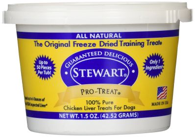 Stewart Pro-Treat Freeze Dried Chicken Liver 1.5 oz.