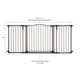 Deluxe DÃ©cor Wall Mounted Pet Gate