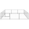 Dog Kennel Silver 161.5 ft Steel