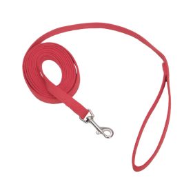 Train Right Cotton Web Training Leash 20ft (Color: Red)