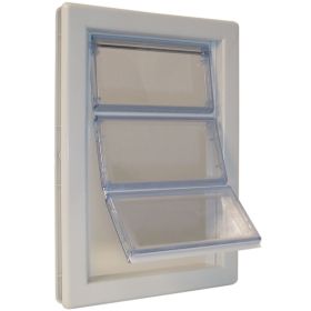 Air-Seal Pet Door (Color: White, size: Extra Large)