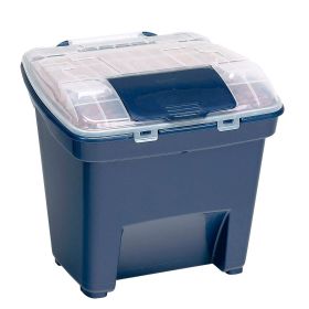 Pet Food Smart Storage (Color: Blue, size: large)