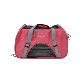 Pet Comfort Carrier (Color: Berry, size: large)