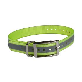 Reflective Collar Strap 1" (Color: yellow)