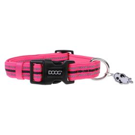 Neoprene Dog Collar Neon (Color: Pink, size: large)