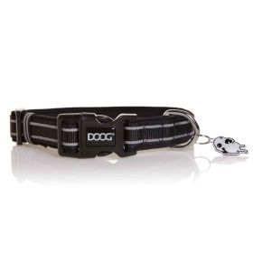 Neoprene Dog Collar Lassie (Color: black, size: large)