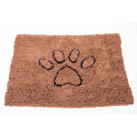 Dirty Dog Door Mat (Color: Brown, size: small)