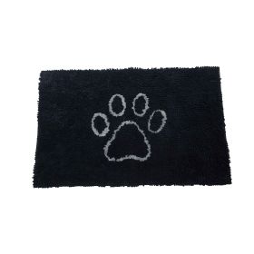 Dirty Dog Door Mat (Color: Black Hue, size: small)