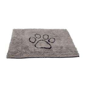 Dirty Dog Door Mat (Color: Grey, size: small)