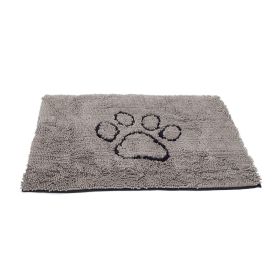 Dirty Dog Door Mat (Color: Grey, size: medium)