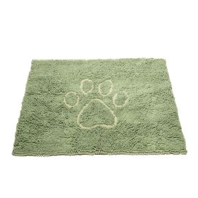 Dirty Dog Door Mat (Color: Sage Hue, size: medium)