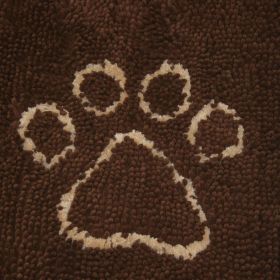 Dirty Dog Door Mat (Color: Almond, size: small)