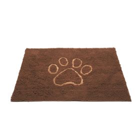 Dirty Dog Door Mat (Color: Mocha Brown, size: small)