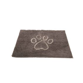 Dirty Dog Door Mat (Color: Misty Grey, size: small)