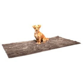 Dirty Dog Doormat Runner (Color: Misty Grey)