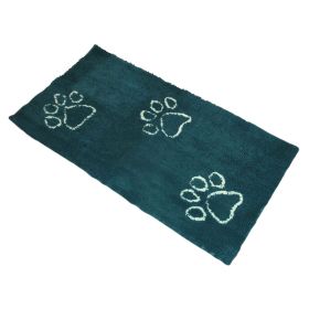 Dirty Dog Doormat Runner (Color: Petrol/Turquoise)