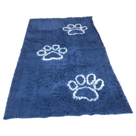 Dirty Dog Doormat Runner (Color: Bermuda Blue)