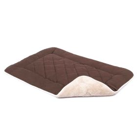 Pet Cotton Canvas Sleeper Cushion (Color: Espresso, size: Extra Small)