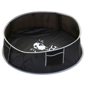 Pop-Up Dog Pool (Color: black, size: small)