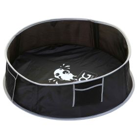 Pop-Up Dog Pool (Color: black, size: large)