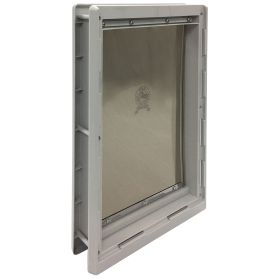 Designer Series Pet Door (Color: Grey, size: Extra Large)