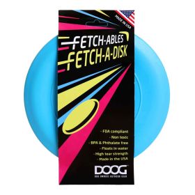 Fetch-ables Fetch-A-Disc Dog Toy (Color: Blue)