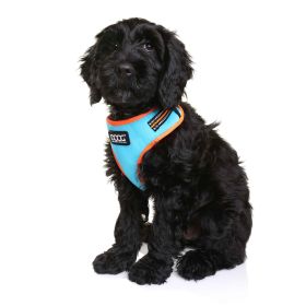 Neoflex Dog Harness Beethoven Neon (Color: Orange/Blue, size: large)