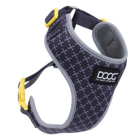 Neoflex Dog Harness Odie (Color: Black/Purple/Yellow, size: large)