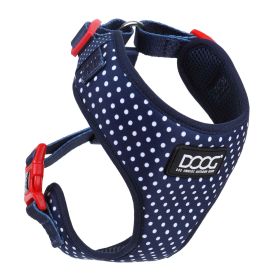 Neoflex Dog Harness Stella (Color: Blue/White Polka Dot, size: small)