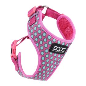 Neoflex Dog Harness Luna (Color: Pink/Blue, size: large)