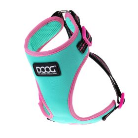 Neoflex Dog Harness Rin Tin Tin Neon (Color: Teal/Pink, size: medium)