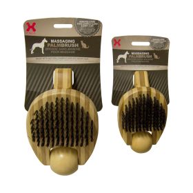 Massaging Pet Palm Brush (Color: Brown, size: small)