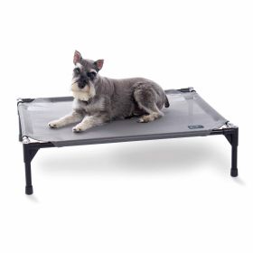 All Weather Pet Cot (Color: Gray, size: medium)