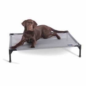 All Weather Pet Cot (Color: Gray, size: large)