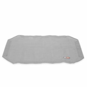 All Weather Pet Cot Replacement Cover (Color: Gray, size: large)