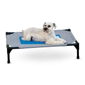 Coolin' Pet Cot (Color: Gray / Blue, size: medium)