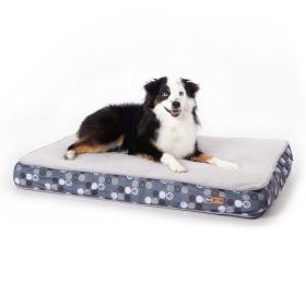 Superior Orthopedic Dog Bed (Color: Gray, size: medium)