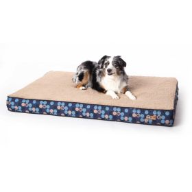 Superior Orthopedic Dog Bed (Color: Navy Blue, size: large)