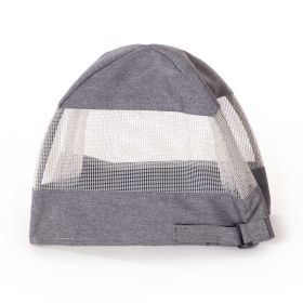 Travel Bike Basket Hood for Pets (Color: Gray, size: small)