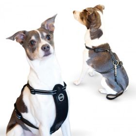 Travel Safety Pet Harness (Color: black, size: Extra Large)