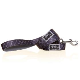 Neoprene Dog Leash Odie (Color: Black/Purple/Yellow, size: small)