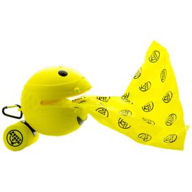 Portable Hygienic Pooper Scooper (Color: yellow, size: large)