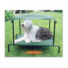 Breezy Bed Outdoor Dog Bed (Color: Green)