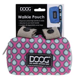 Walkie Pouch (Color: Pink/Tear Drops)