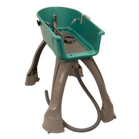 Elevated Dog Bath and Grooming Center Flat Rate Shipping (Color: Teal, size: medium)